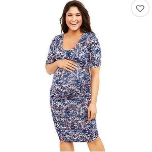Side Ruched Maternity Dress - NWT